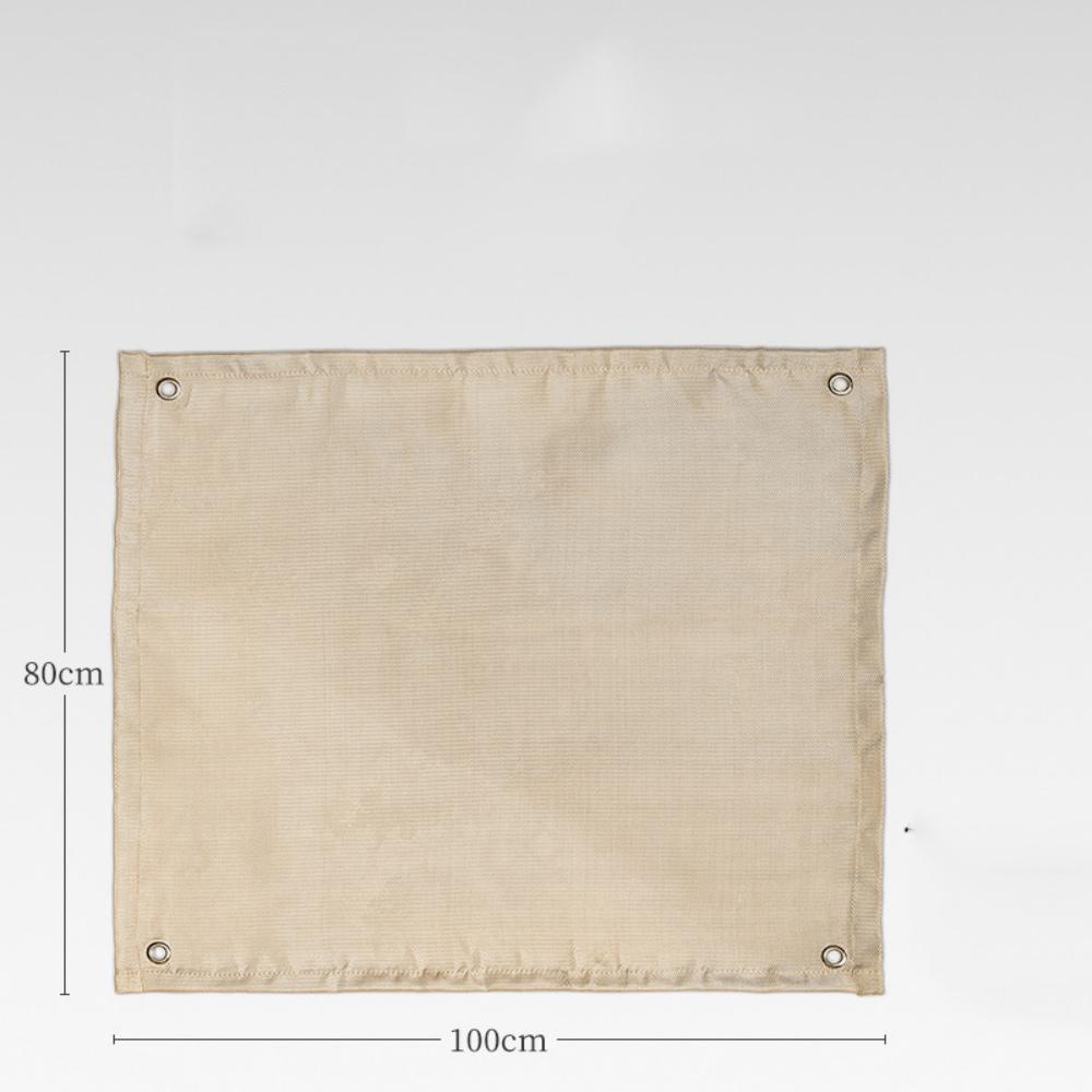 Outdoor Camping Fireproof Cloth Blanket Fiberglass Mat Picnic Barbecue Insulation Mat Flame Retardant High Temperature Fire Mat