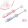 SaJie Cartoon Kitten Paw Kids Soft Bristle Toothbrush