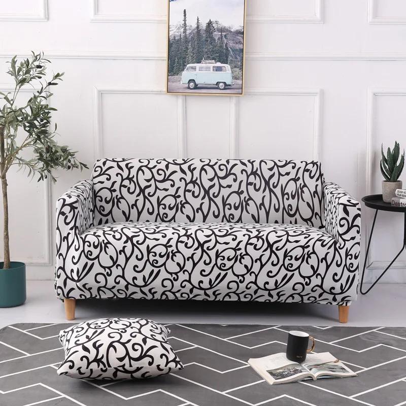 Universal All-inclusive Stretch Sofa Cover Combination Chaise Longue Three-seat Non-slip Sofa Cover Sofa Cover