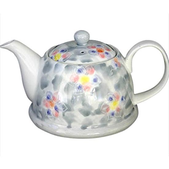 

Ranchant Gray Dami Flower Arita Made in Japan (M) Teapot, Multi, 17.2x11x9.3cm, Design, Ware,