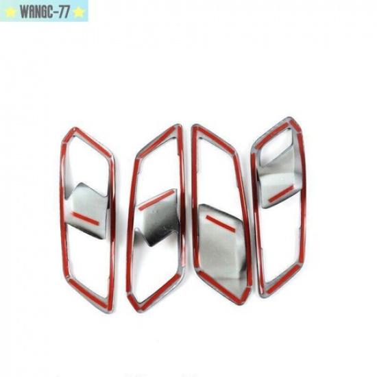 For BMW 3 Series G20  Interior Door Handles Frame Carbon Fiber Color Decor