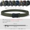 Elastic Belt Nylon Belt for Mountain Golf Outdoor Belt for Work No Stepless Alloy Buckle Length Weave [LionVII] Men's - Auto-Lock Work, Sports,