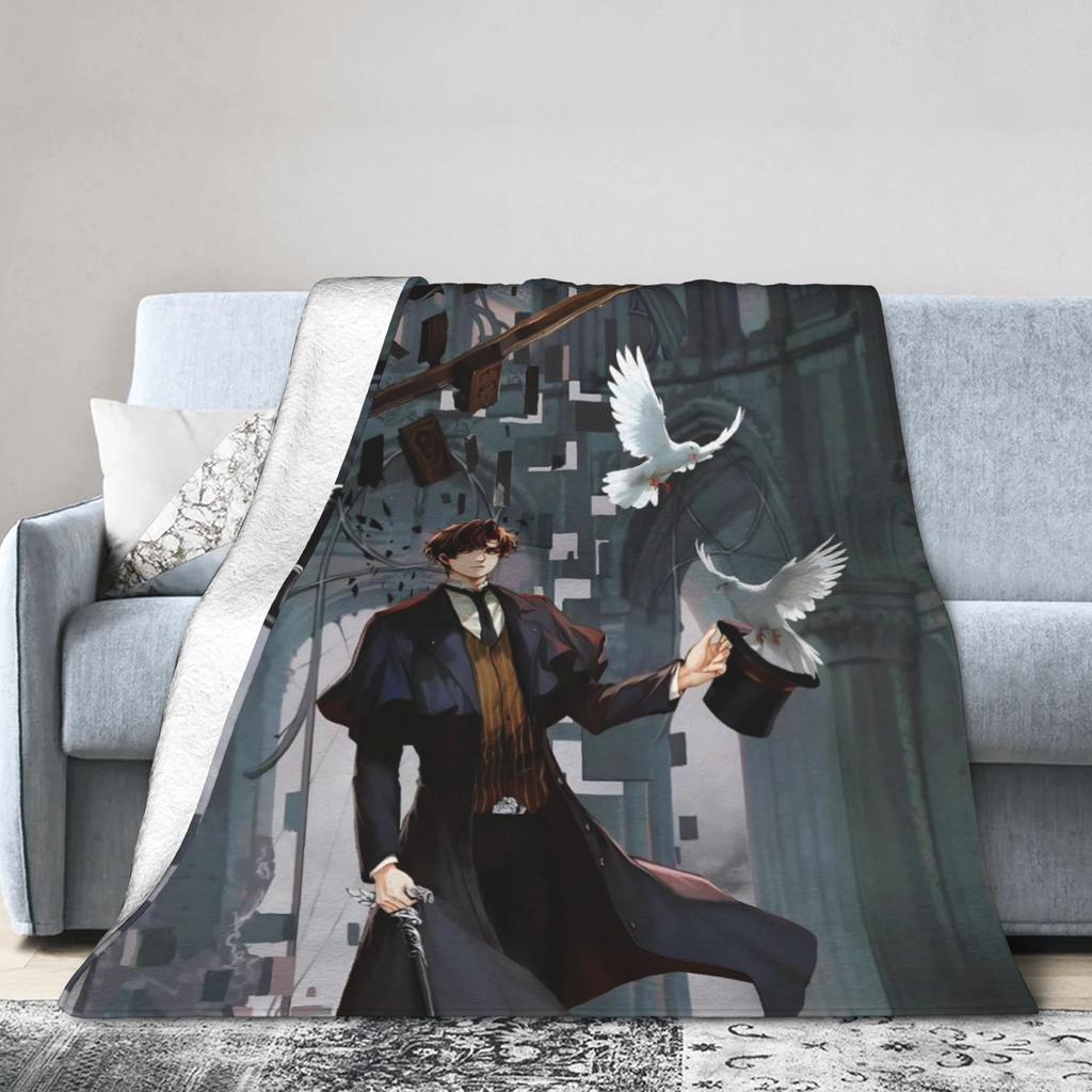 Lord Of The Mysteries Blanket Quality Warm Soft Throw Blanket Winter Kids Adult Couch Chair Sofa Bed Pattern Bedspread