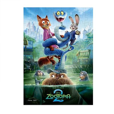 Tenyo In Jigsaw Puzzle Investigating Marsh Market the Disney Movie Includes and Service Card (Tenyo) [Made Japan] 108-Piece Disney (From "Zootopia