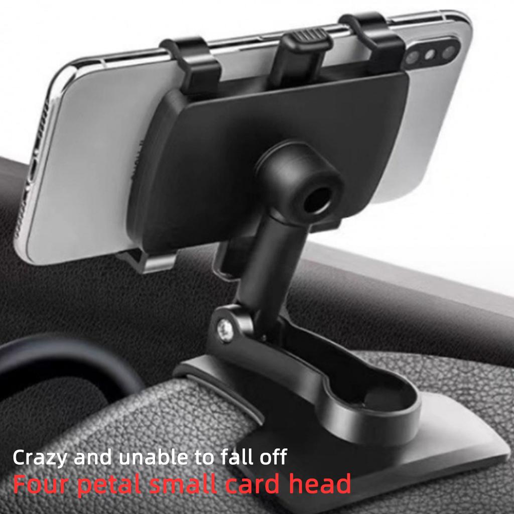 Universal Car Phone Holder Home Phone Holder 360 Degree Rotating Instrument Panel Phone Holder Can Be Clipped Onto A Desktop