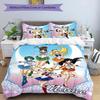 3pcs Sailor Moon 2 Cover Set - Personalized Name, HD Printed Bedding with 1 Cover and 2 Pillowcases - Perfect for Home Decor, Easy Care
