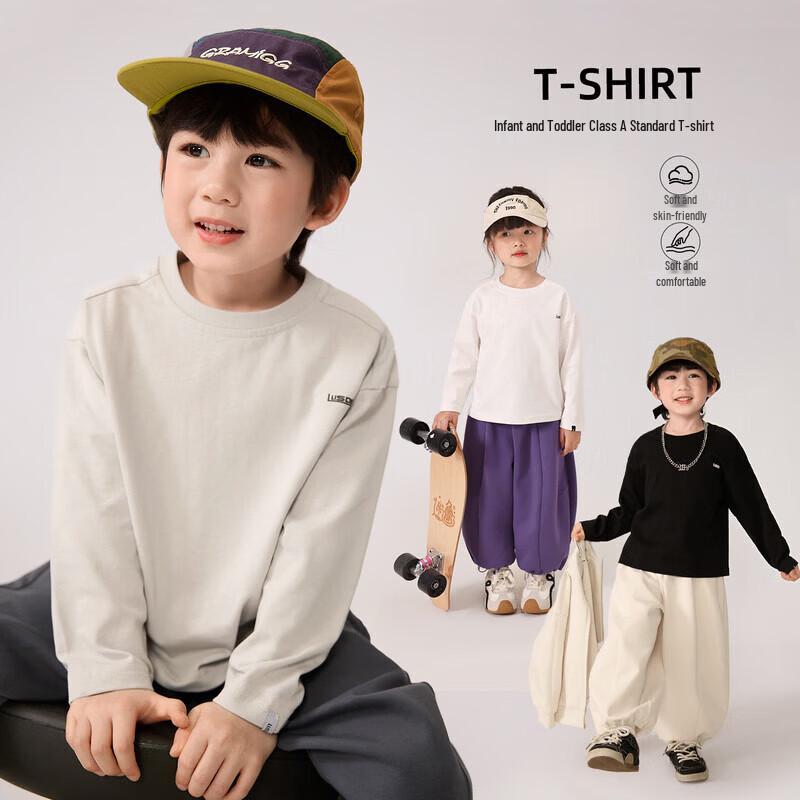 LUSON Kids  Long Sleeve Round Neck T-Shirt