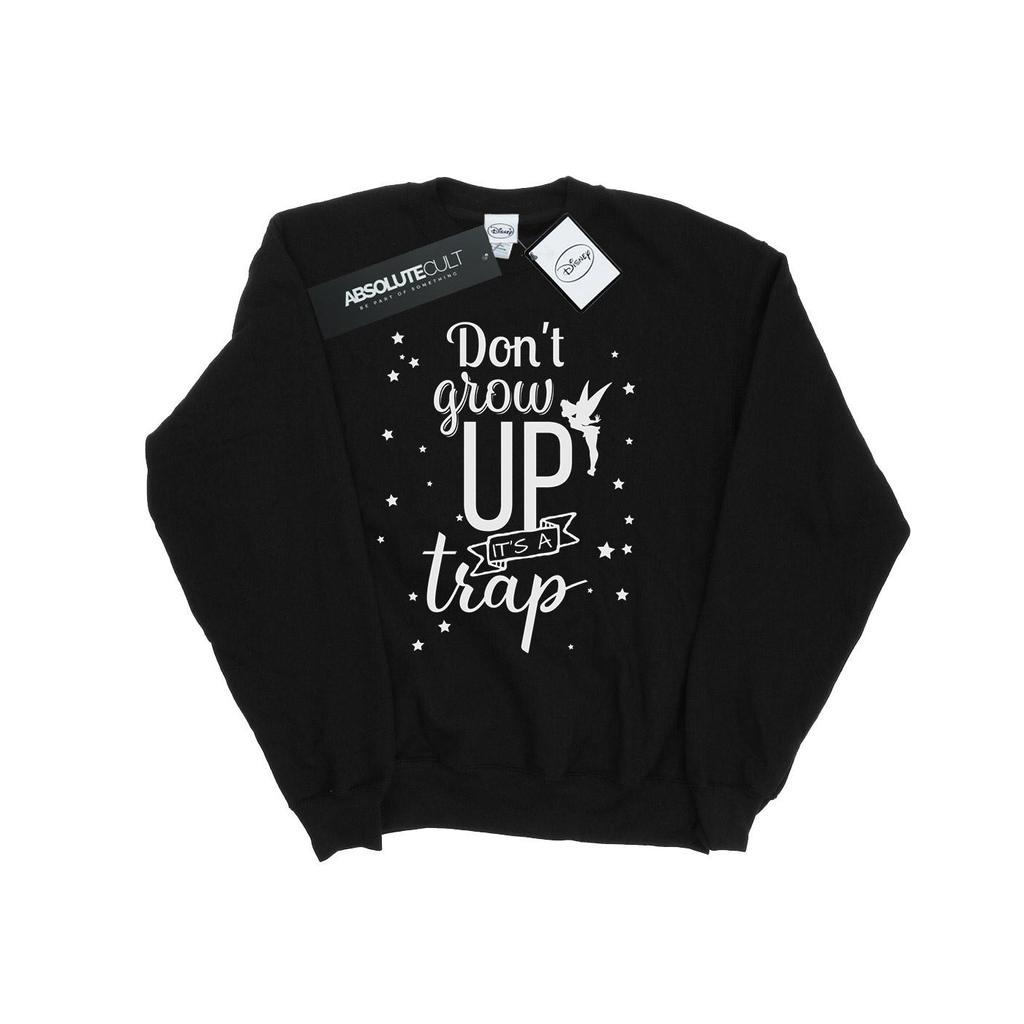 Disney Womens/Ladies Tinker Bell Don´t Grow Up Sweatshirt
