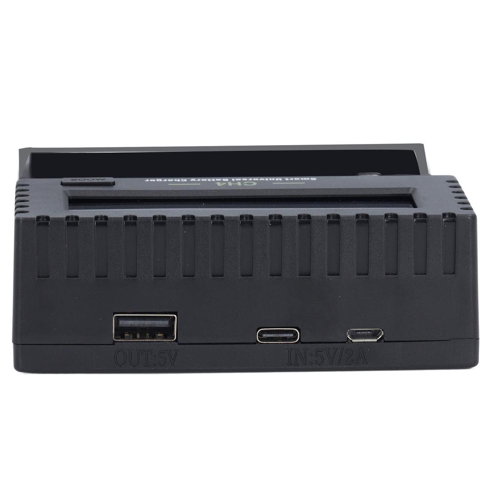 Smart Universal Battery Charger LCD Display USB 4 Bay Battery Charger for Li Ion Ni MH Ni Cd AA AAA AAAA Rechargeable