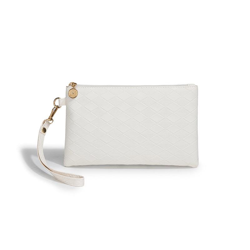 Women's bag new personalized rhombus handbag small and portable women's handheld mobile phone bag