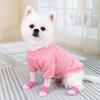 2-Pairs Dog Household Socks Pet Hardwood Floor for Hot Pavement Outdoor Booties