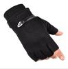 Mens Fleece Half Finger Gloves With Touch Screen For Commute And Active Outdoor Use
