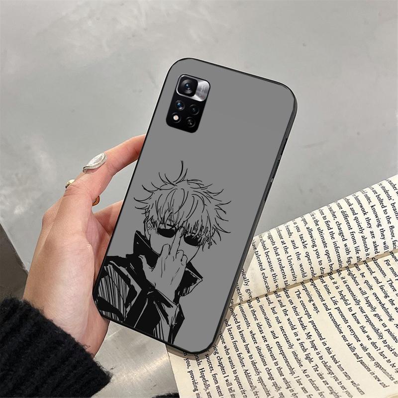 Jujutsu Kaisen Satoru Gojo Phone Case For Xiaomi Redmi note 13 12 Pro 11S 11 10 Pro 10S 12S Redmi 10 9C 13C
