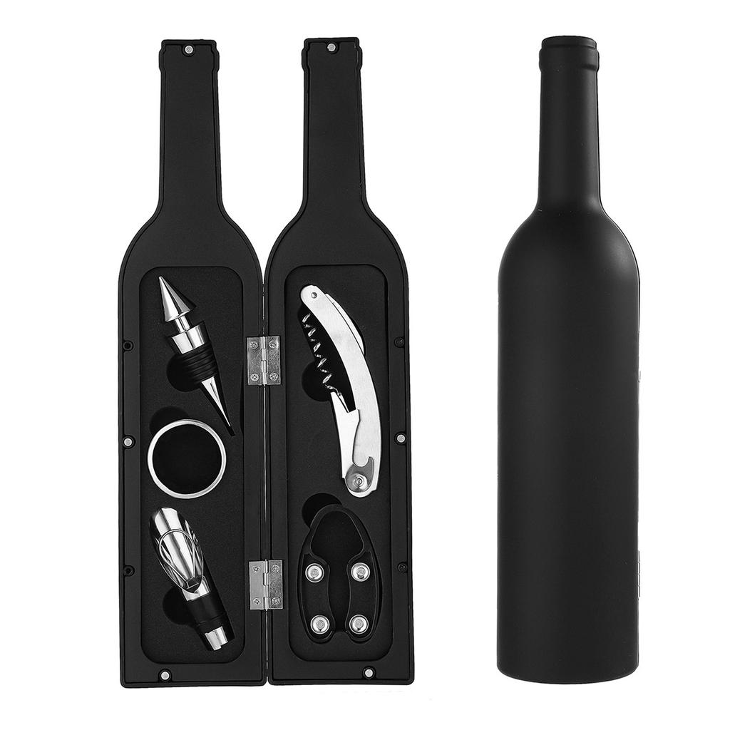 3/5-piece Creative Red Wine Bottle Opener Wine Stopper Bottle Set Gift Set Kitchen Tools & Gadgets