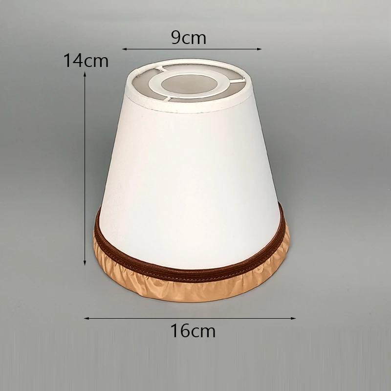 White/Beige Chandelier Lamp Shade  E27 Lampshade Ceiling Lamp Cover Shade + Lens Hood Pendant Light Cover Replacement