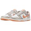 Nike Dunk Anti Slip Wear Resistant Low Top Skateboard Shoes Men's Gray Orange