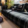 INS Style Chenille Sofa Cover Mat Four Seasons Universal Non-Slip Couch Slipcovers L-shaped Sofa Towel Protector for Living Room