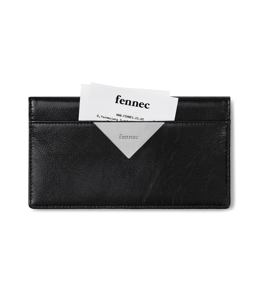 Fennec Triangle Slim Wallet – Black