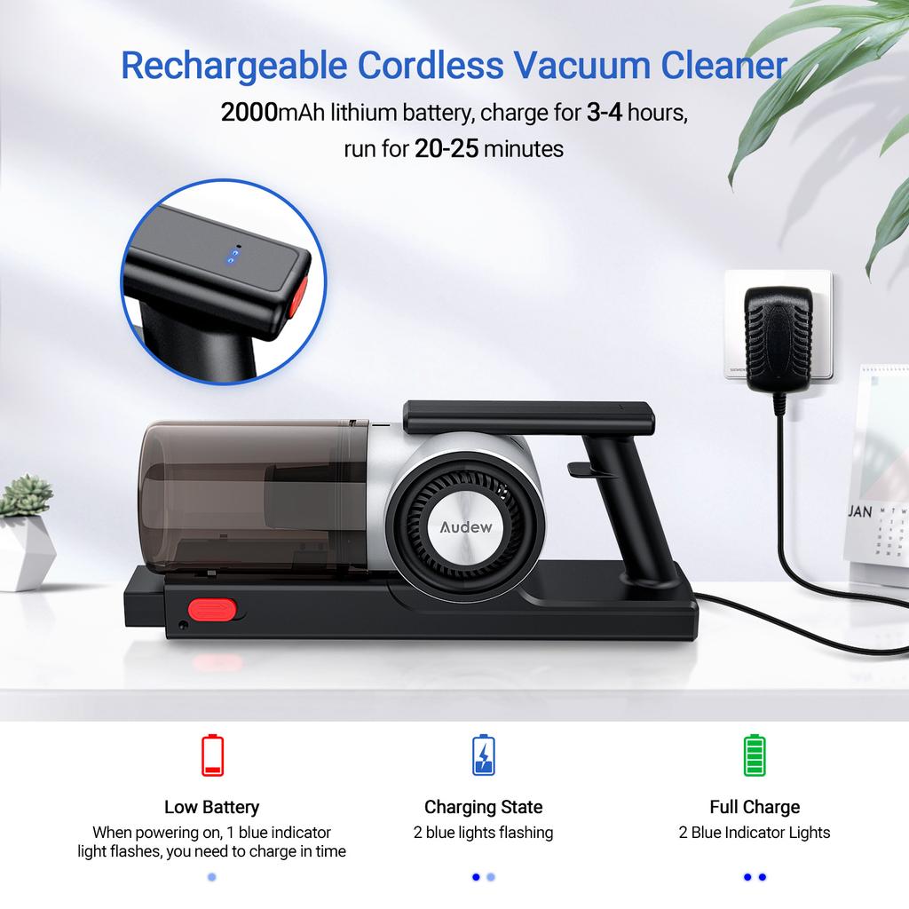 Goedkope Audew Upgraded Silver Cordless 