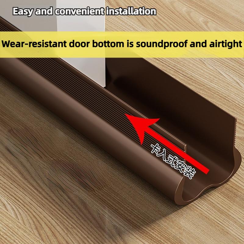 1PC Hot PVC Flexible Door Bottom Soundproof Board Under Door Draft Stopper Sealing Strip SoundProof Weatherstrip Draft Guard