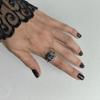 Silberring mit London Blue Topas 1,084ct, Gewicht des Artikels 4,8 g (2195993)