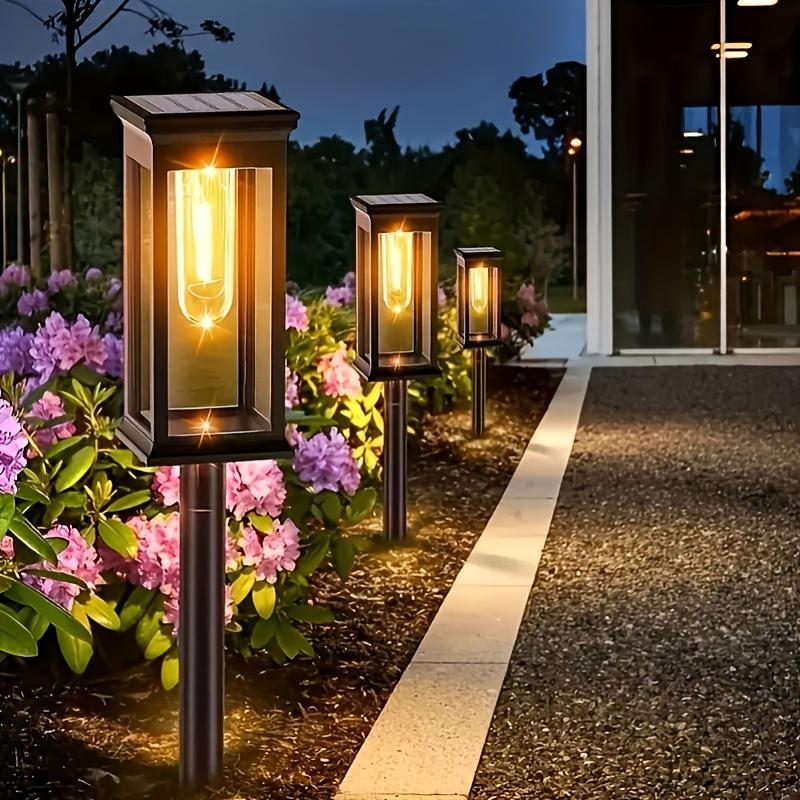 Solar Tungsten Lawn Lamp,LED Outdoor Ambient Lighting, Suitable for Courtyard, Garden, Villa, Driveway, and Festive Party Atmosphere Decoration