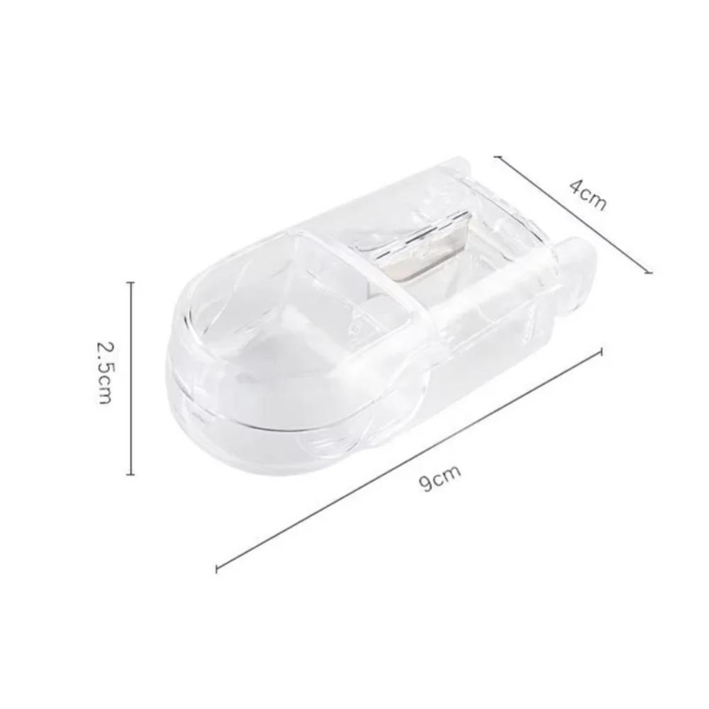 Pill Cutter Box Portable Drug Box Tablet Cutter Splitter Medicine Pill Holder Pill Cutter Box