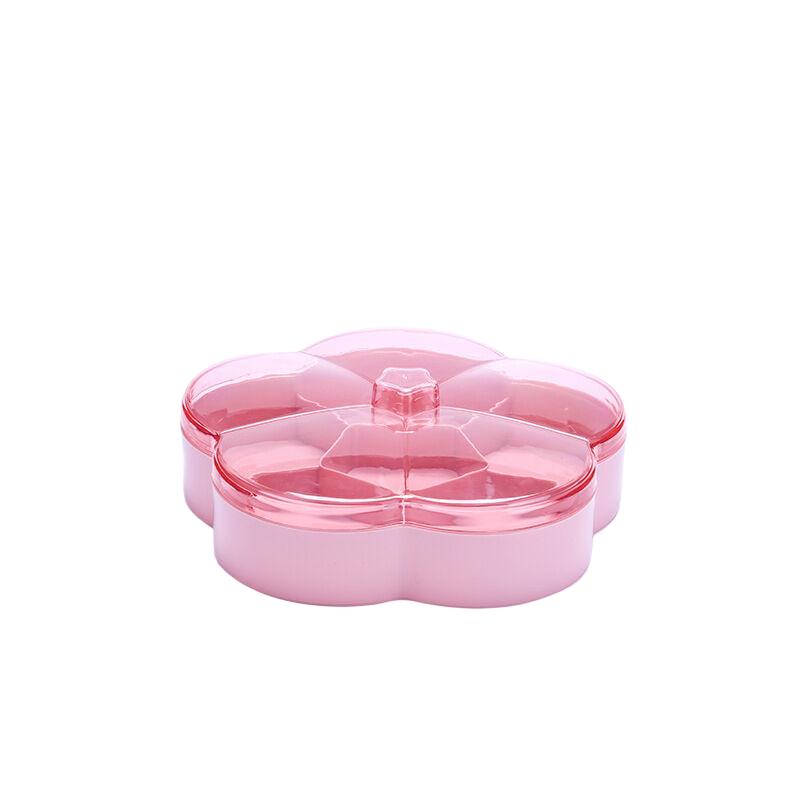 Large Capacity Nut Snack Storage Box, Double-layer Stackable Fruit Tray, Household Food Container, New Year Snack Storage Box