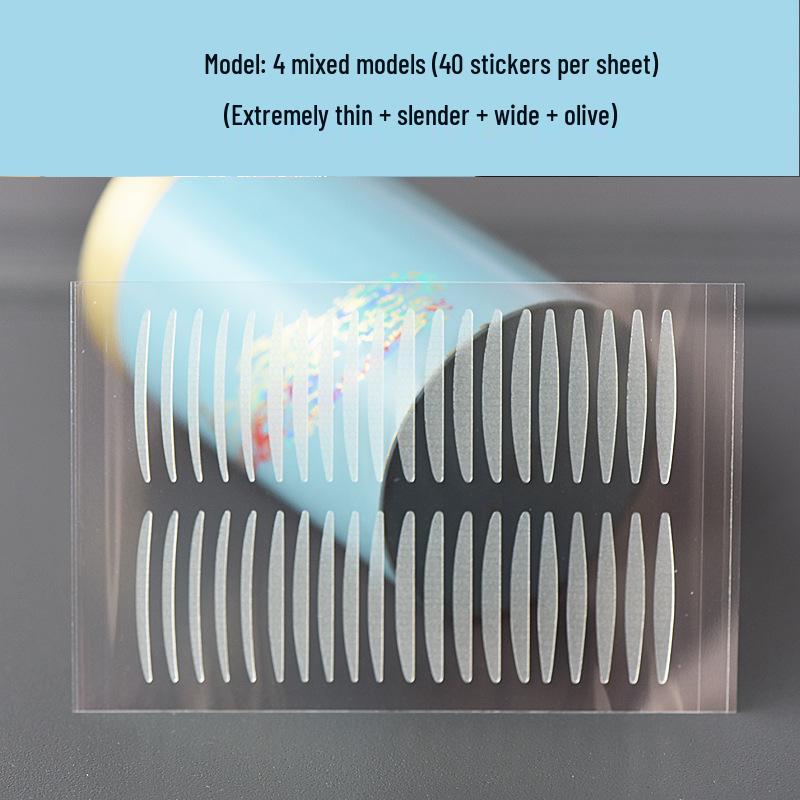 Matte Olive Waterproof Double Eyelid Tape: Invisible, Traceless, for Natural Long-lasting Makeup