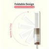 2 in 1 Anti-Static Foldable Hair Comb with Small Makeup Mirror Mini Portable for Travel Cosmetic Touch-ups