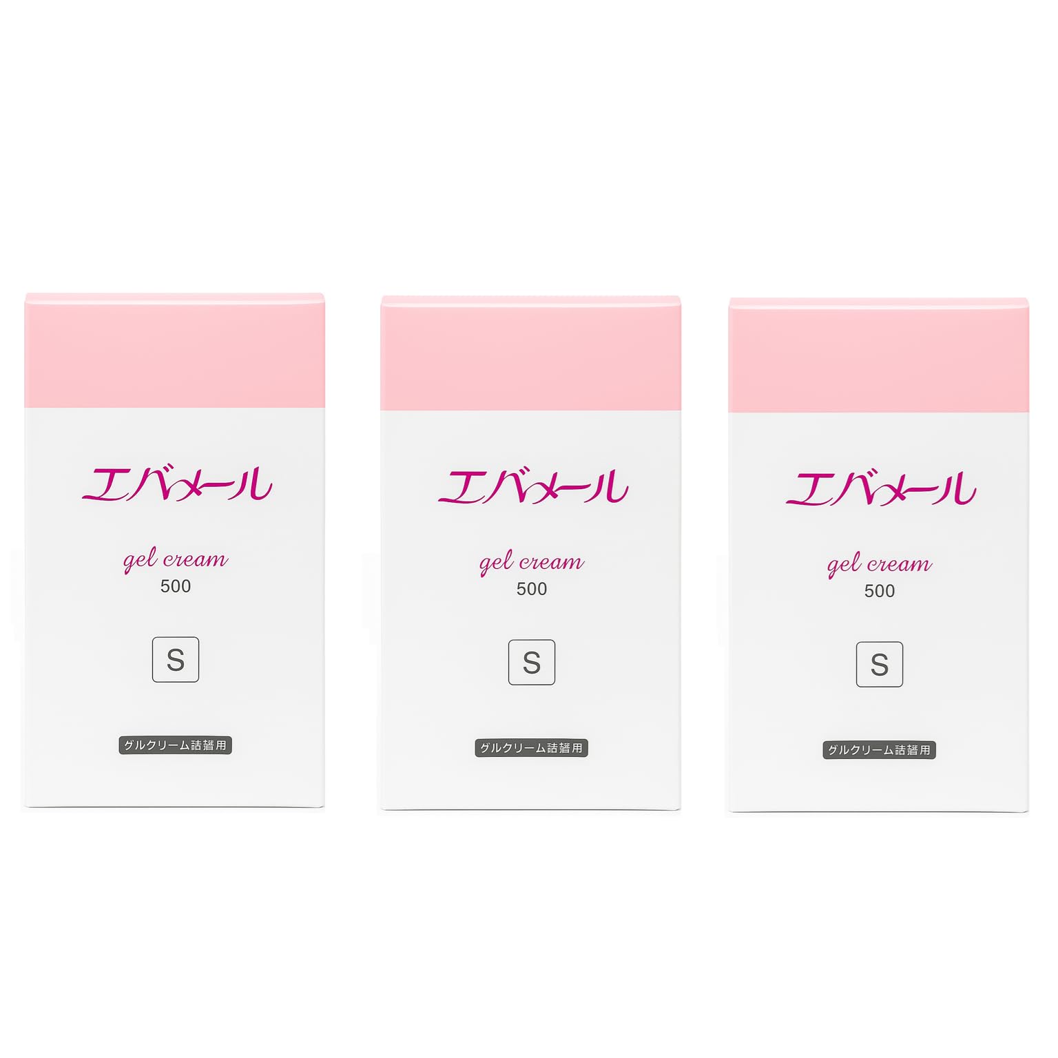 Evermere Gel Cream Refill S 500ml 3-Pack [Manufacturer-produced, tracking number included]