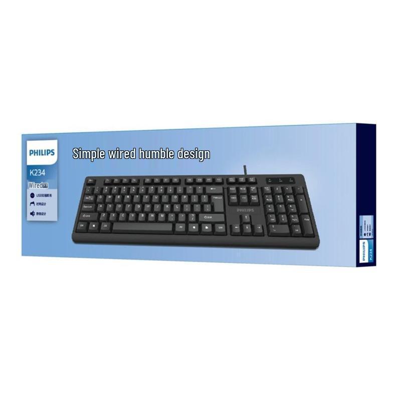 SPK6234 USB Wired Keyboard for Home and Office