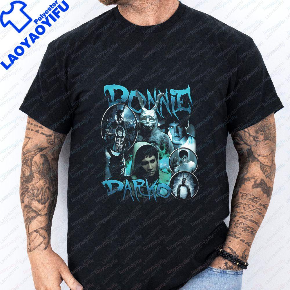 Donnie Darko Summer Trend Urban Casual ShortSleeved Unisexs and WoUnisexs Universal Pattern LargeSized Comfortable TShirt
