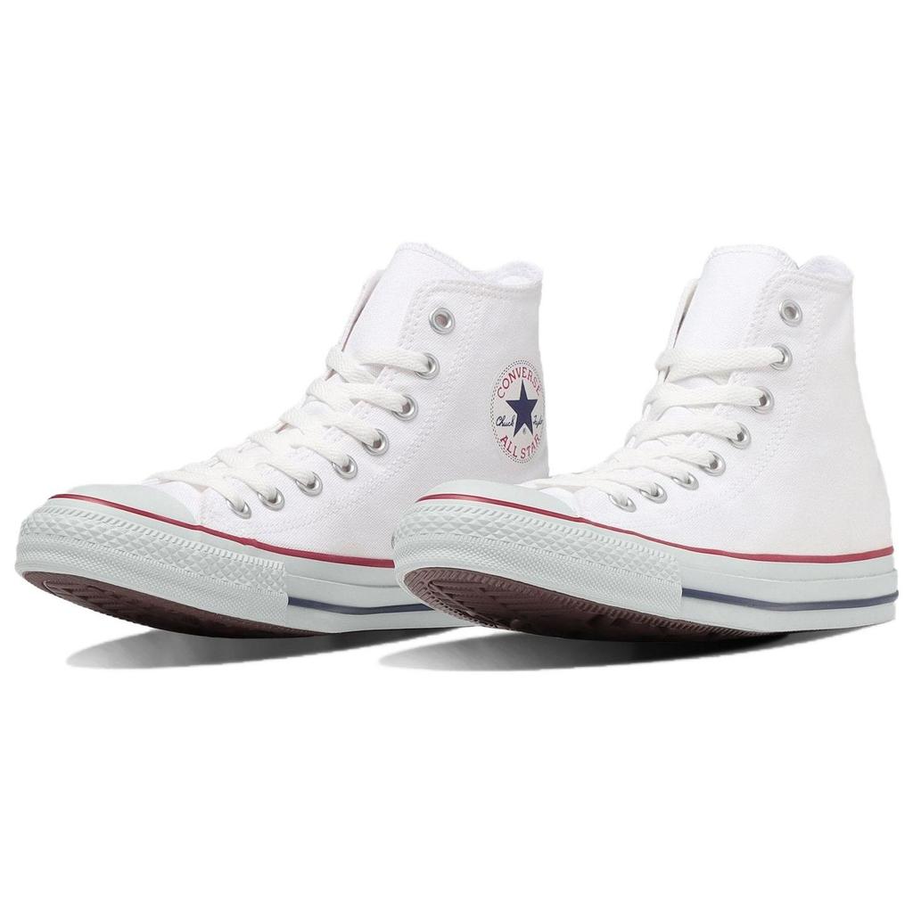 Converse Canvas All Star Hi Comfortable Durable Lightweight High-Top Sneakers Unisex Sneakers White 32060183