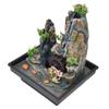 Harz Desktop Brunnen Indoor Wasserfall Brunnen Schreibtisch Steingarten Decoratopns mit Zerstäuber für Home