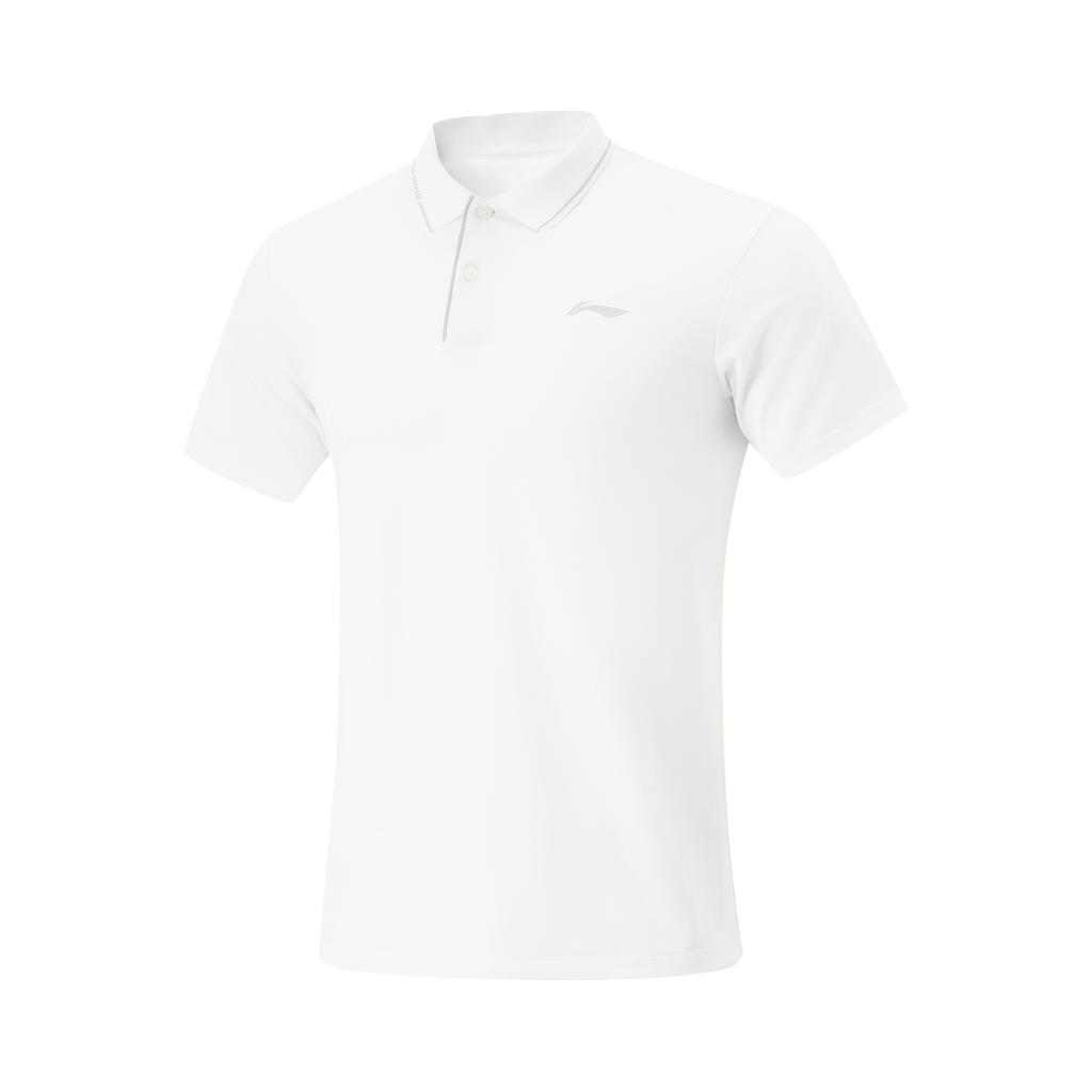 Li Ning Polo Shirt Unisex Standard White APLV053-2