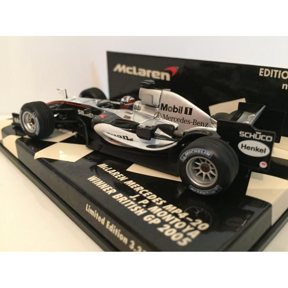 Kyosho Dp 1 43 Mclaren Mercedes Mp4 20 British Grand Prix 2005 Jp Montoya 530054320
