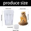 Baby And Mother Owl Silicone Candle Molds Multipurpose Animal Silicone Mould for Handmade Candle Soap Easy Demolding