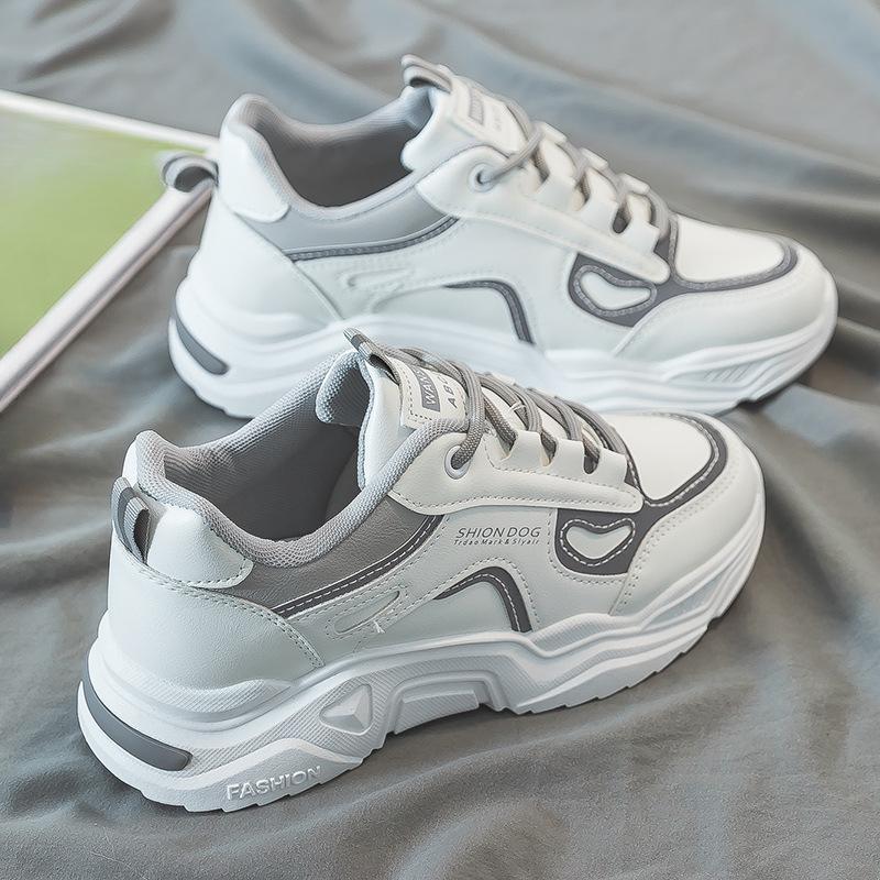 Neue vielseitige und lässige Sportschuhe für Damen, Studenten-Freizeitschuhe mit dicken Sohlen, Dad Shoes