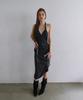 PHILCE Draped Halter Dress, Charcoal