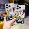 Popular retro tarot card skull flower apple 12/13 transparent mobile phone case iPhoneAIR anti-drop case