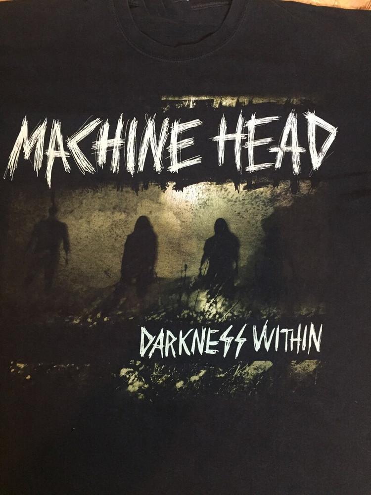 

Подарок Machine Head для фанатов Черная футболка Хлопок Все размеры RD98 Унисекс футболка XXL