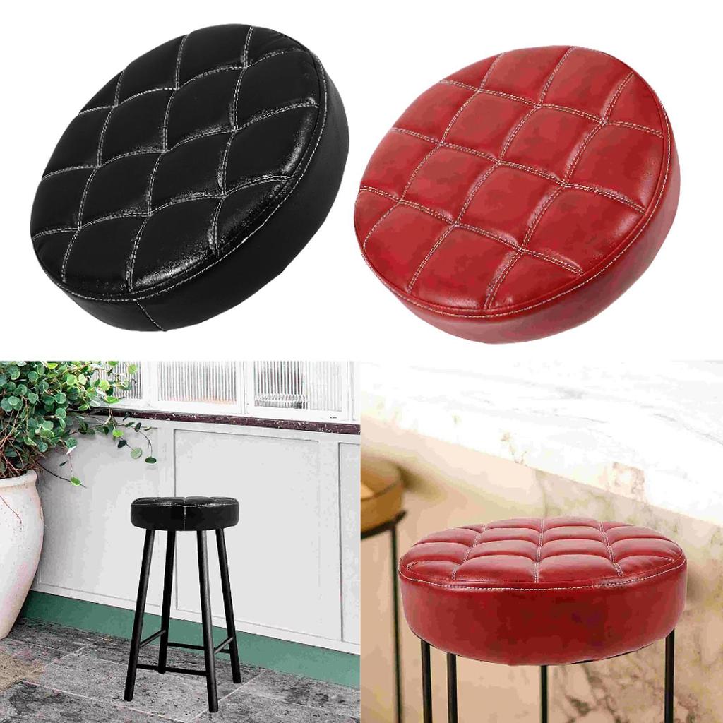 Round Seat Cushion for Bar Stool Seat Top Replacement for Barber Shop SPA