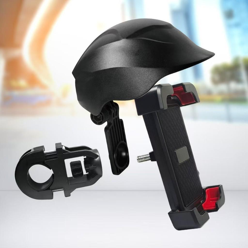 Grenzüberschreitender Motorrad-Rückspiegel mit Elektrofahrrad-Lenker und Helm-Handyhalter