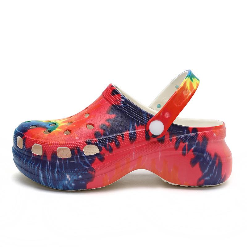 

Женские сандалии на высокой платформе с леопардовым принтом 2025 - Толстая подошва, закрытый носок, летний стиль. EU 39