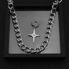 Minimalist Cross Pendant Necklace for Women Ins Style Choker Chain Simple Statement Choker for Daily Wear Gift