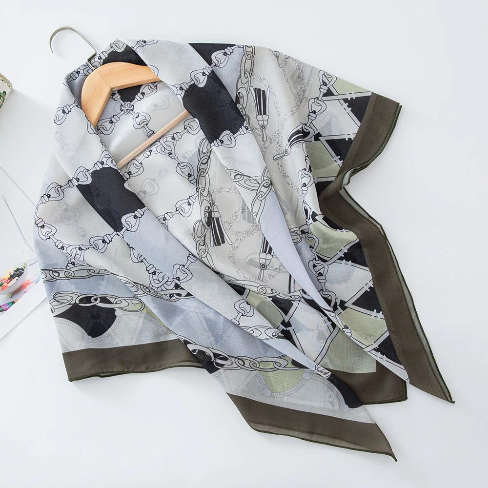 73Colors Malaysia Tudung Bawal Flower Print Hijab New Design Headscarf Premium Cotton Voile Soft Fashion Muslim Square Scarf