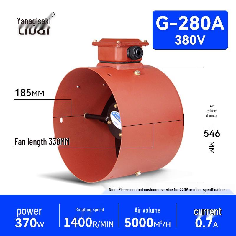 G Series 380V Variable Frequency Motor Cooling Fan with External Rotor 80A31