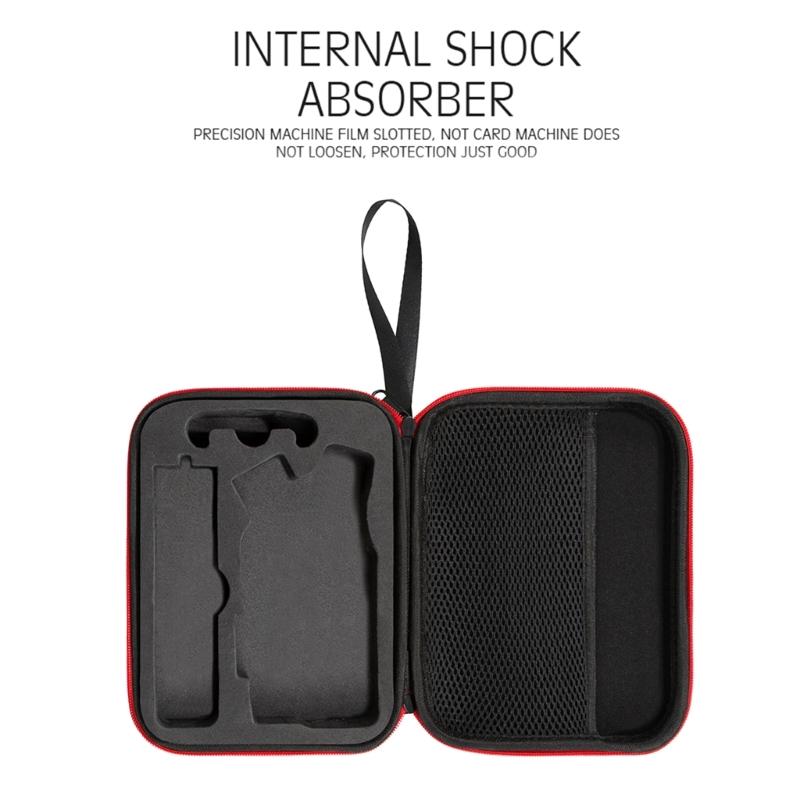Travel Hard Shells with Strap for Insta360 Flow Gimbal Holder Inner Pocket Case with Zipper Easy Open Close Pouch