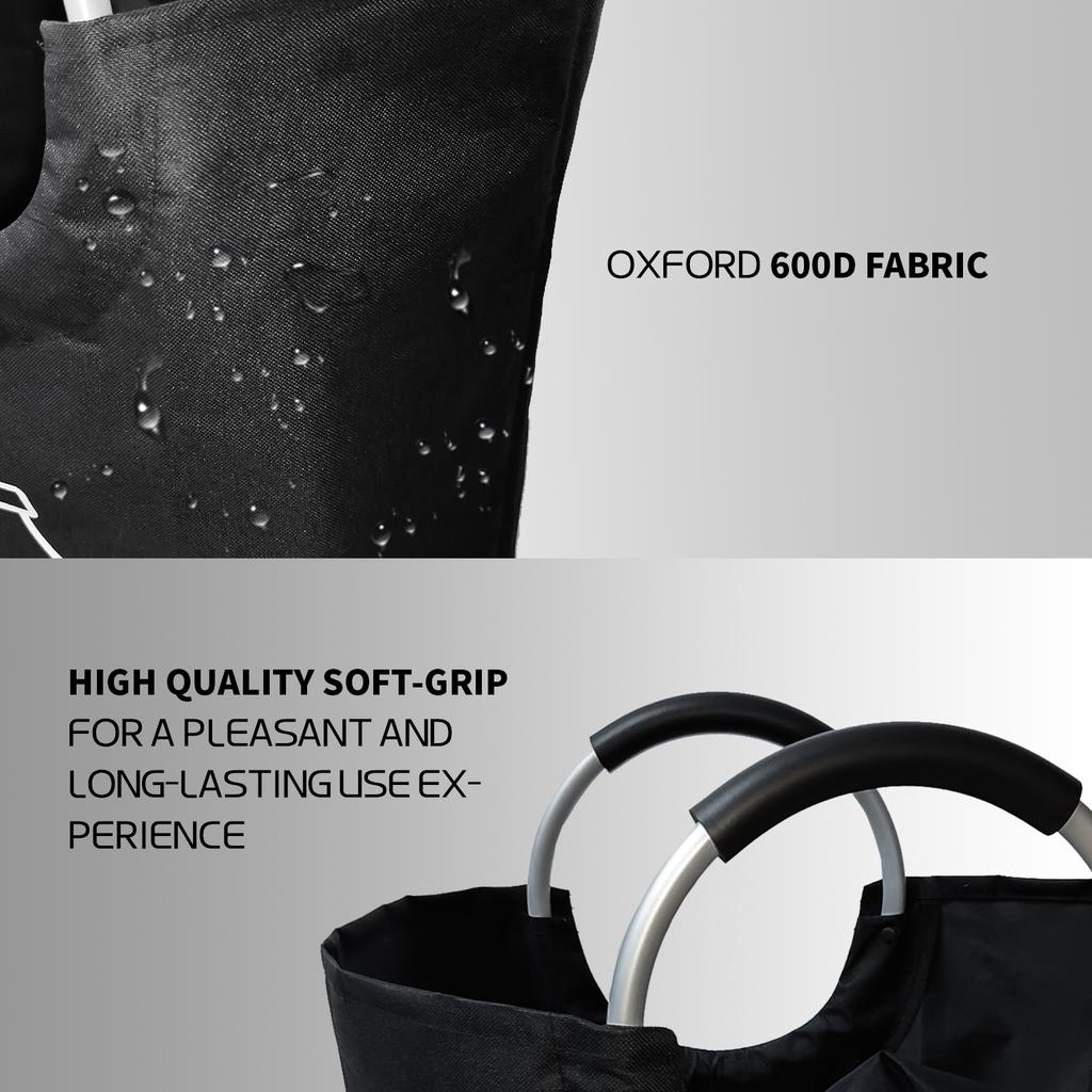 Aluminum Handle Recycling Bottle Storage Dirty Clothes Basket Detachable Storage Basket Recycling Basket Home Folding Recycling